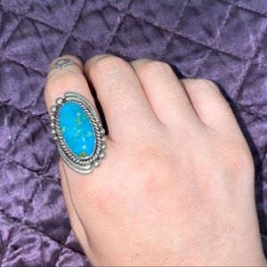 Sterling Turquoise Native American/Mexican Ring